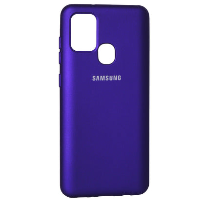 Original Silicone Cover Case Samsung A21S (A217) — Ultraviolet