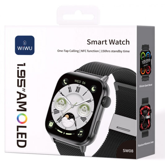 Wiwu SW08 Smart watch  — Silver