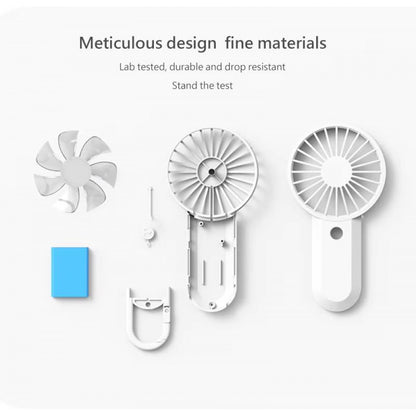 Портативный мини вентилятор GL-A8 - 800 mAh — White