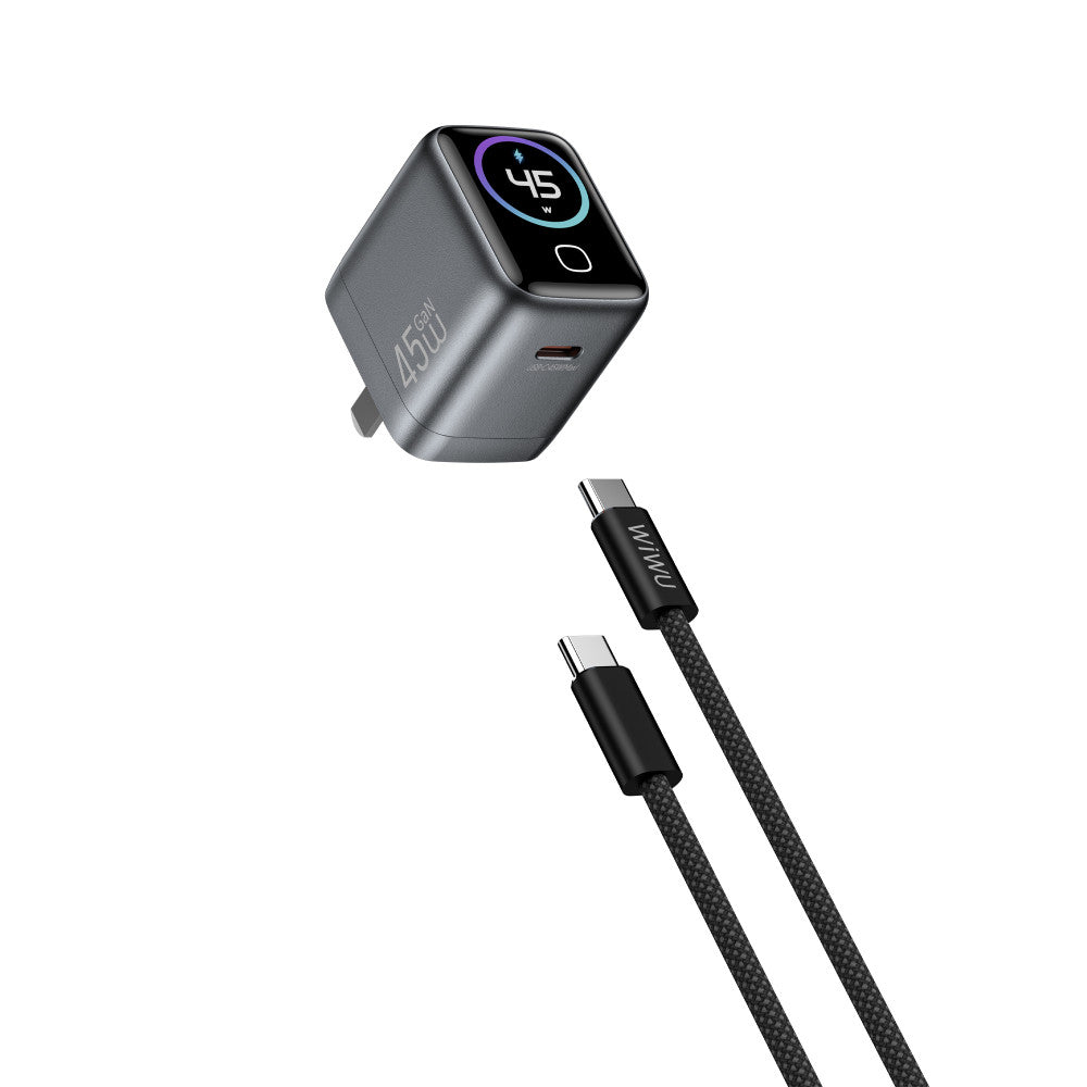 Home Charger | 45W | GaN | PD3.0  — Wiwu CHG500