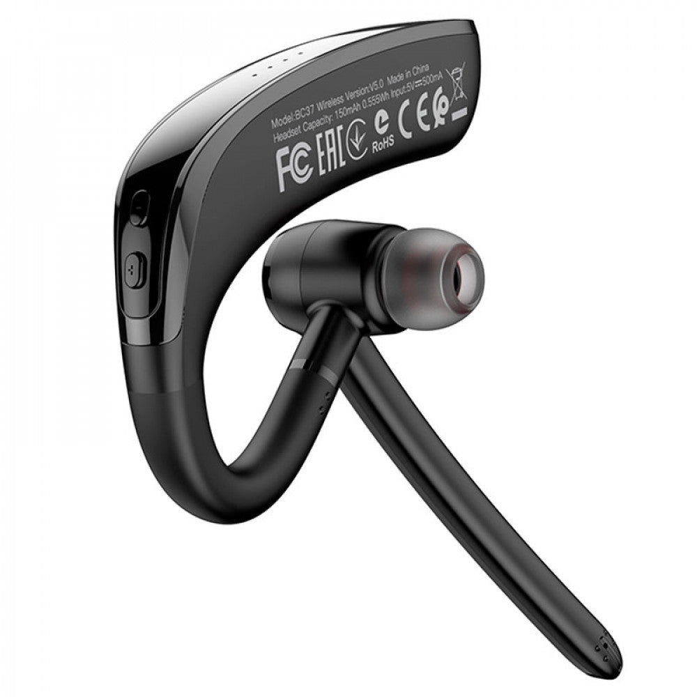 Bluetooth-гарнітура — Borofone BC37 Imperor — Black