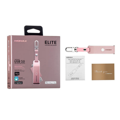 Card Reader Momax (CL1) Elite Lightning — Rose Gold