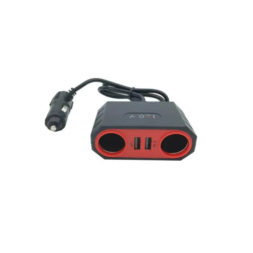 Разветвитель прикуривателя 2S 2.1A 2U SK-807