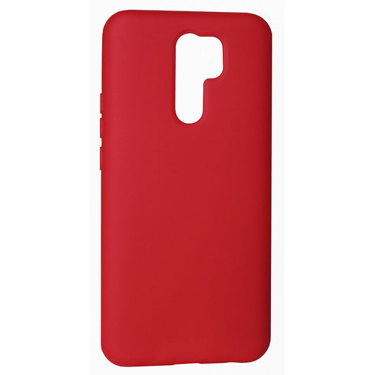 Original Silicone Case Xiaomi Redmi 9 — Red (14)