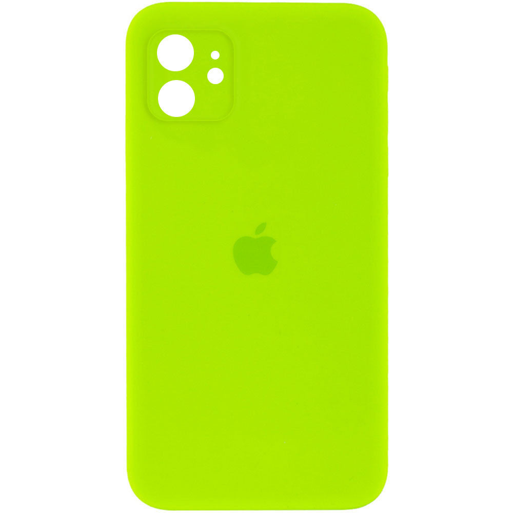 Original Silicone Case with protective camera — iPhone 16 Pro — Neon Green (60)