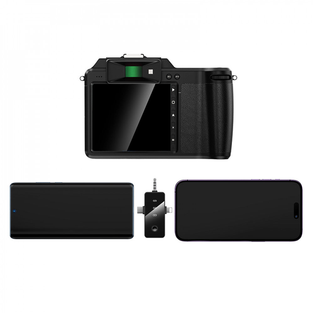 Wireless Digital Microphone — Hoco L20B (iP/Type-C/3.5)