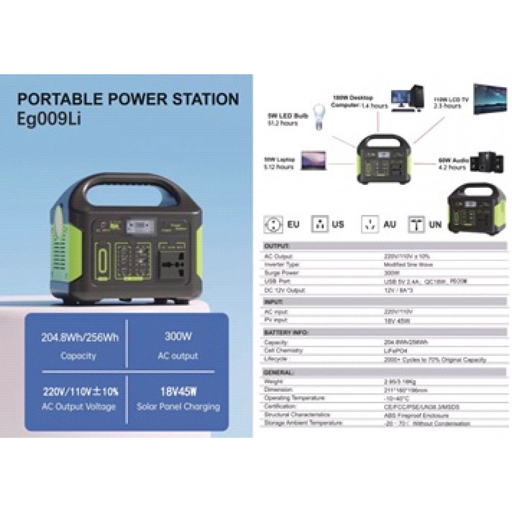 Power Station 300W  — Eg009Li
