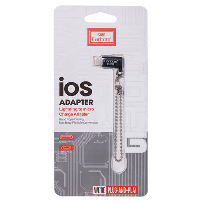 Adapter Lightning To Micro Earldom ET-OT08 Black