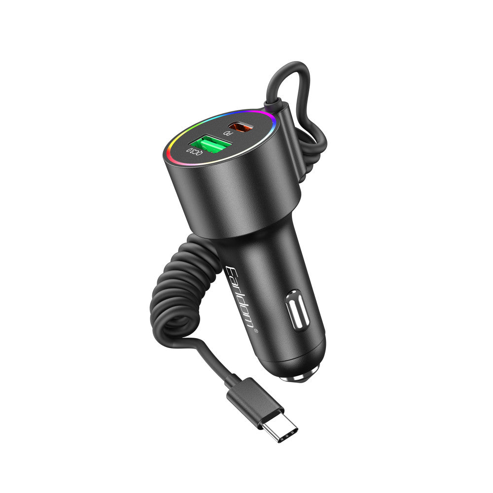 Car Charger 83W 1U 1C Earldom ES-CC44