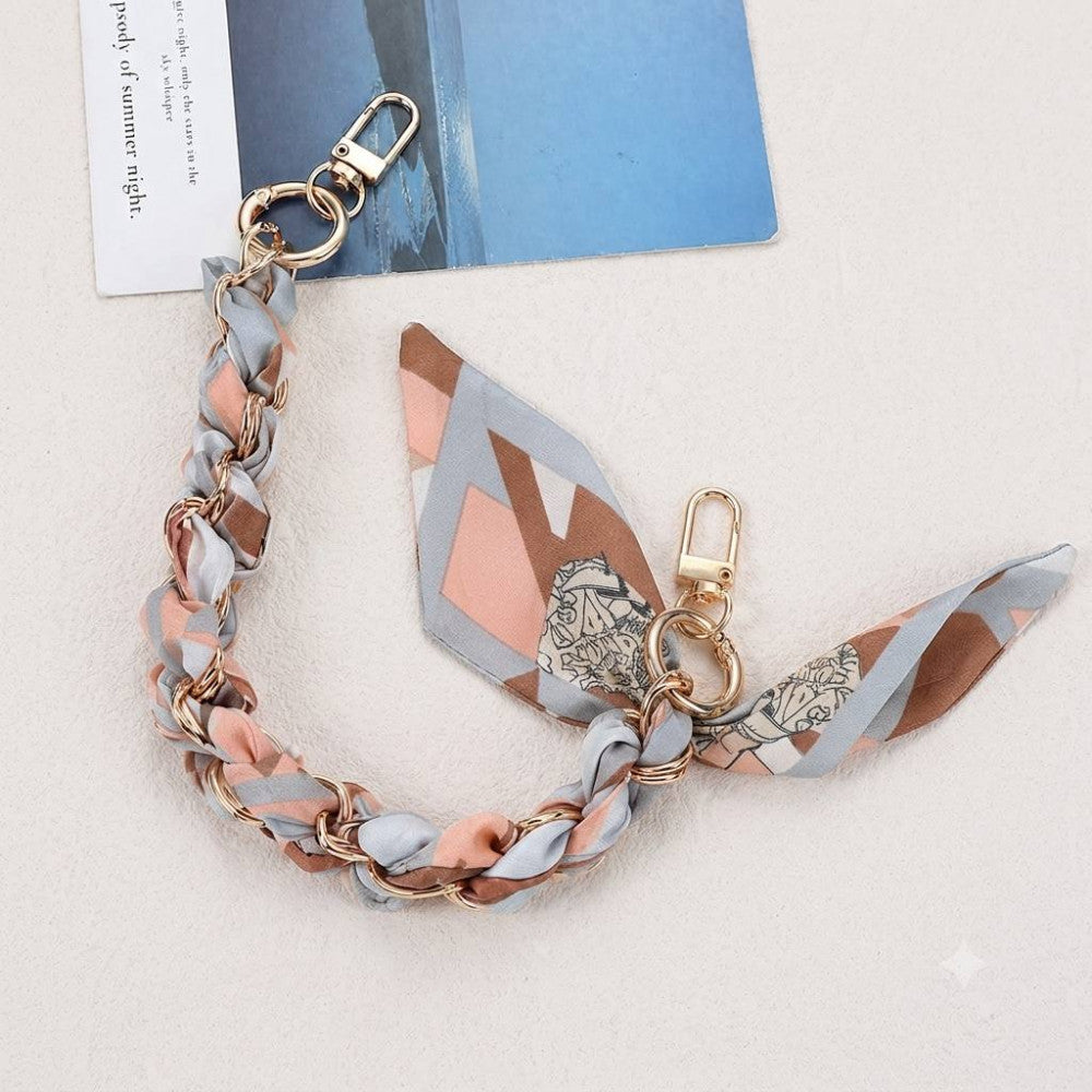 Шнурок на руку « Silk Scarf » — Blue & Pink