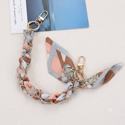 Шнурок на руку « Silk Scarf » — Blue & Pink