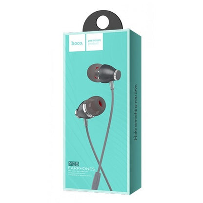 Навушники з мікрофоном 3.5mm  Hoco M28 Ariose — Black