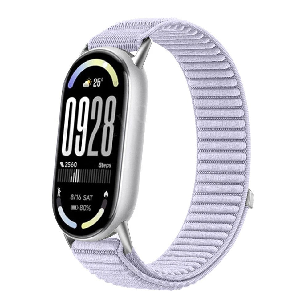 Ремінець Nylon Loop Xiaomi Mi Band 8 ; 9 ; 10 — Lavander