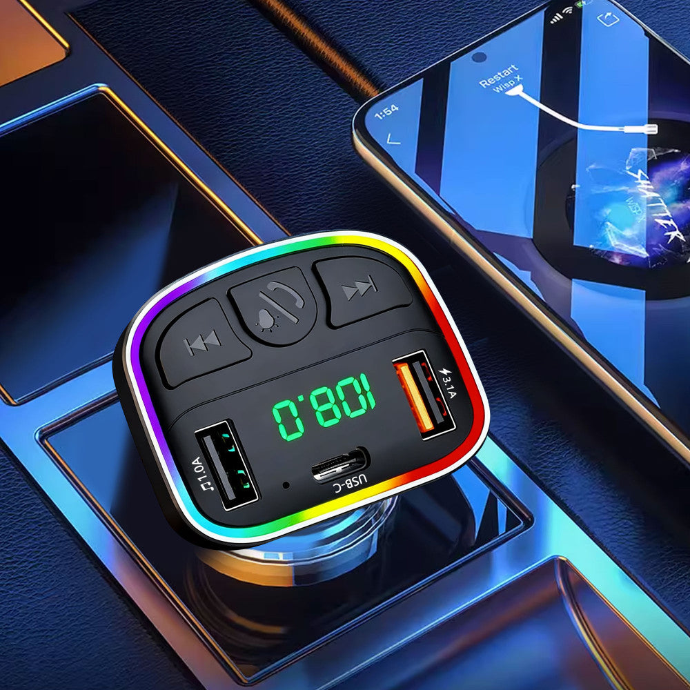 Fm Modulator MP3 | Car Charger | 3.0A | 2U | 1C — Earldom ET-M118