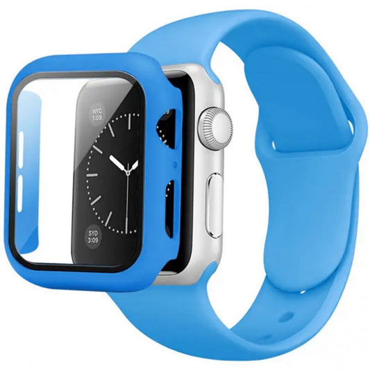 Ремінець Silicon & Glass Apple Watch 42 mm — Sky Blue