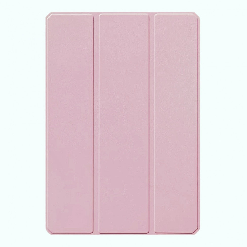 Tri-fold flat with pen slot Book Case — iPad 10.9"/11" Universal  — Pink