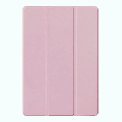 Tri-fold flat with pen slot Book Case — iPad 10.9"/11" Universal  — Pink