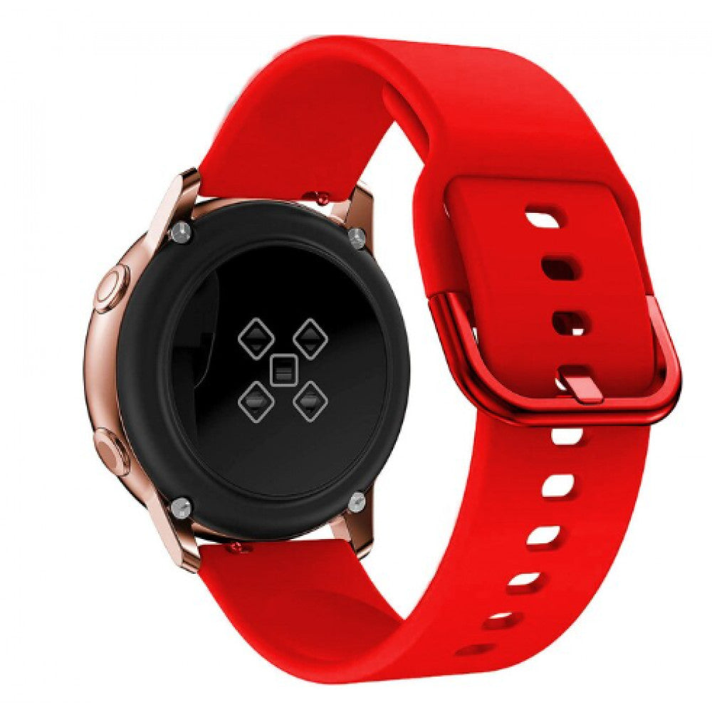 Ремінець Silicon Active Універсальний 20 mm — Red