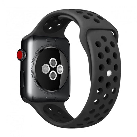 Ремінець Sport Nike Apple Watch 38 mm 40 mm 41 mm — Carbon & Black