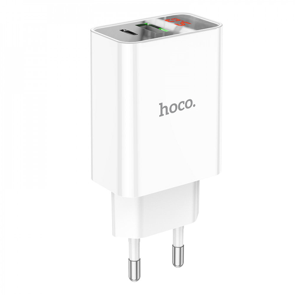 Home Charger | 20W | PD | QC3.0 - Hoco C100A - White