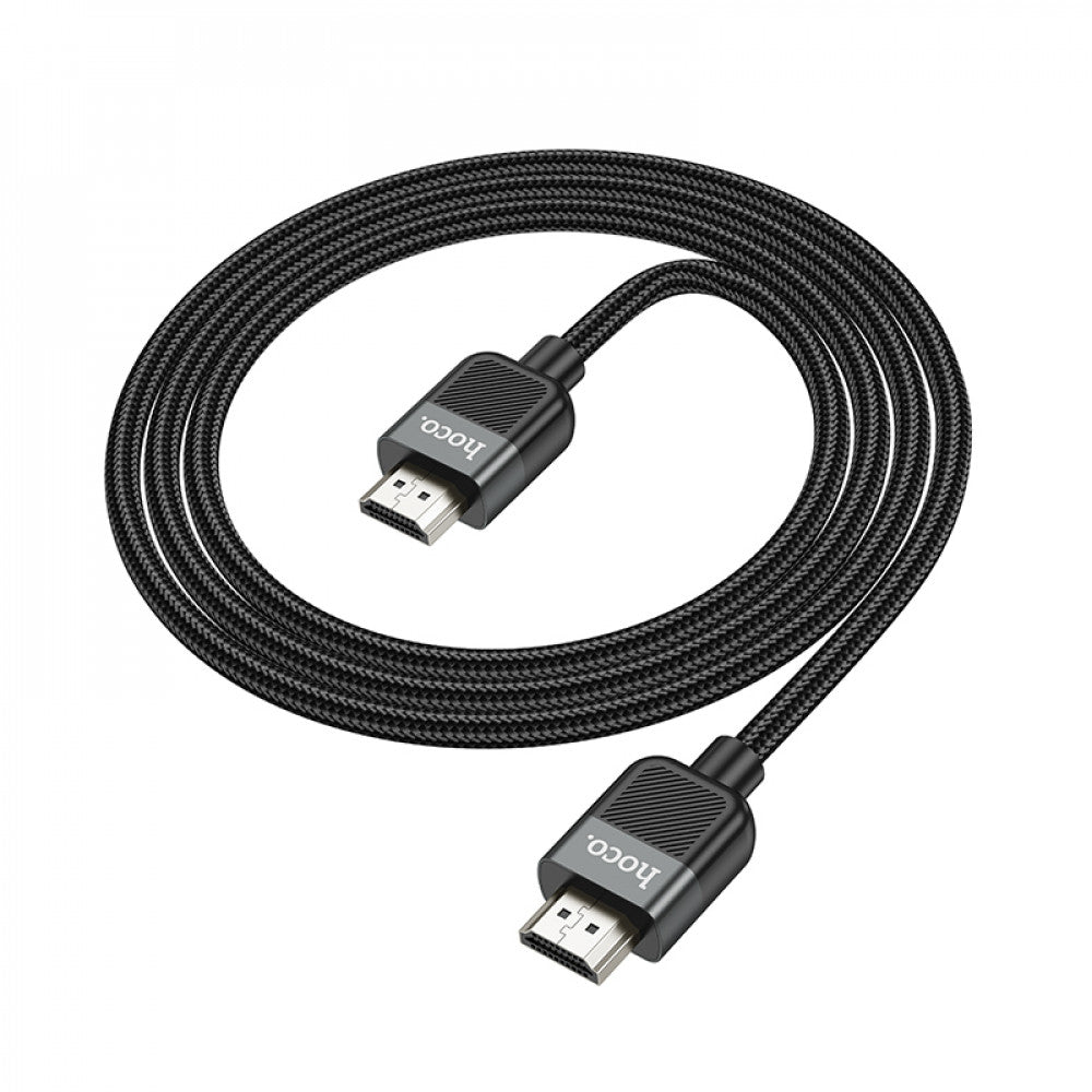 HDMI 2.0 Male to Male 4K HD Data Кабель (1m) — Hoco US09 — Black