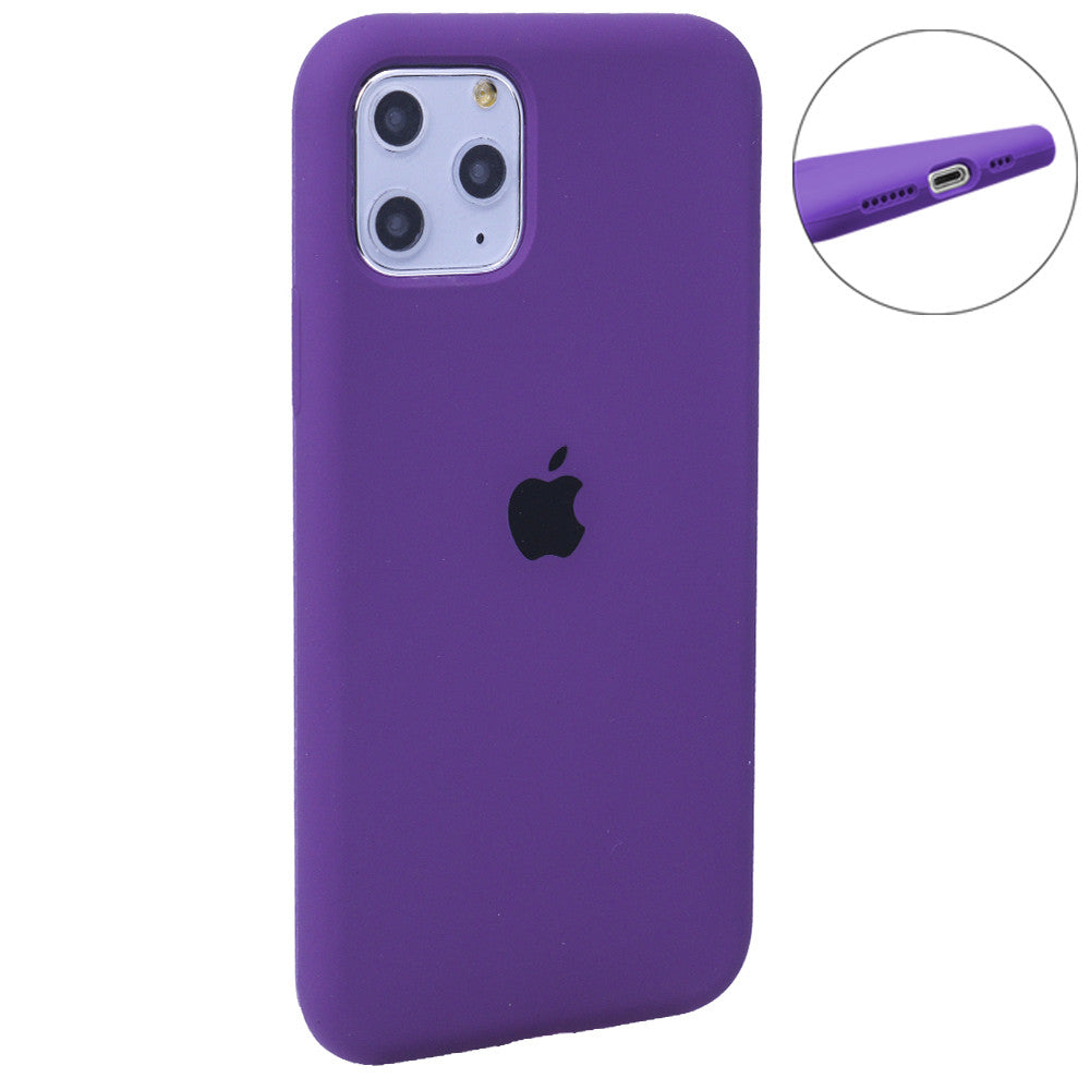 Original Silicone Case Full Size iPhone 12 Pro Max 6.7" — Cactus (61)