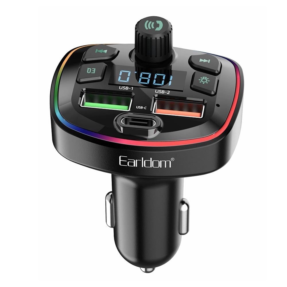 Fm Modulator MP3 | Car Charger | 3.1A | 2U | 1C — Earldom ET-M71