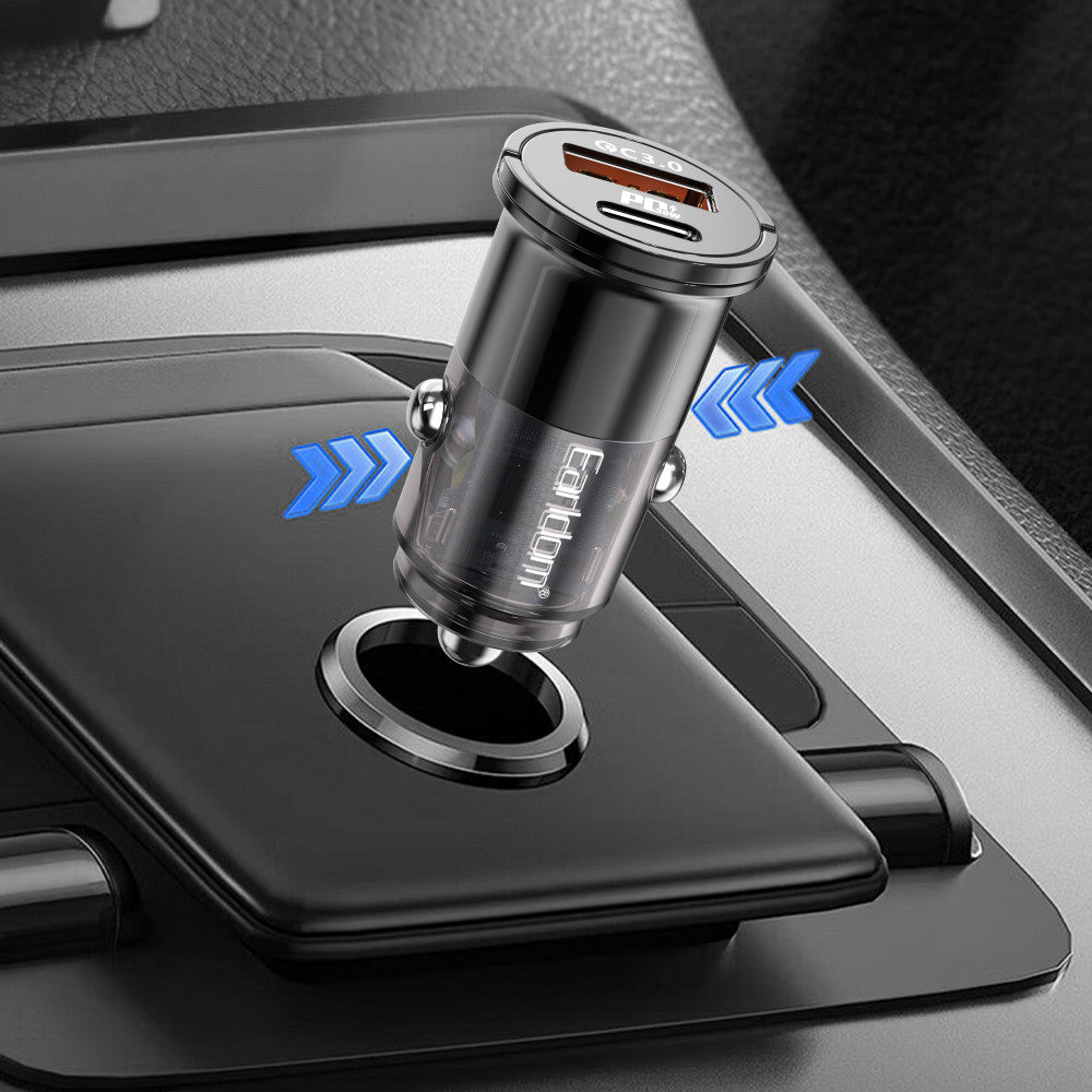 Car Charger 30W 1U 1C Earldom ES-CC46