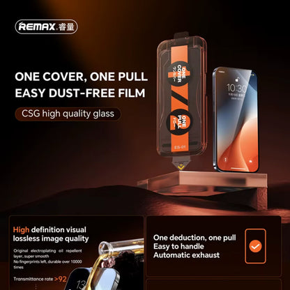 Захисне скло Remax HD Tempered Glass ES-01  iPhone 17 Pro