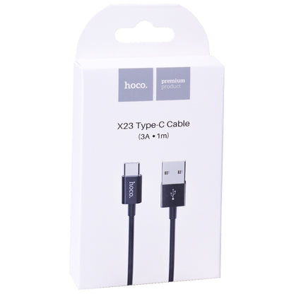 Кабель USB C 2A (1m) Hoco X23 — Black