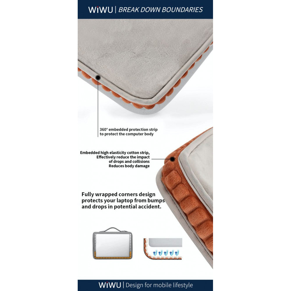 Сумка 14'' WiWU Cozy Classic Case — Gray