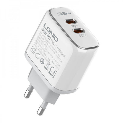 Home Charger 35W 2C Ldnio A2528C White