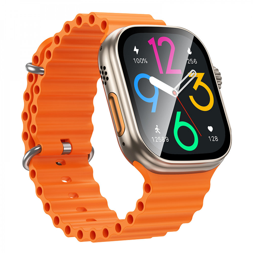 Smart Sports Watch (Call Version) Borofone BD14 — Silver