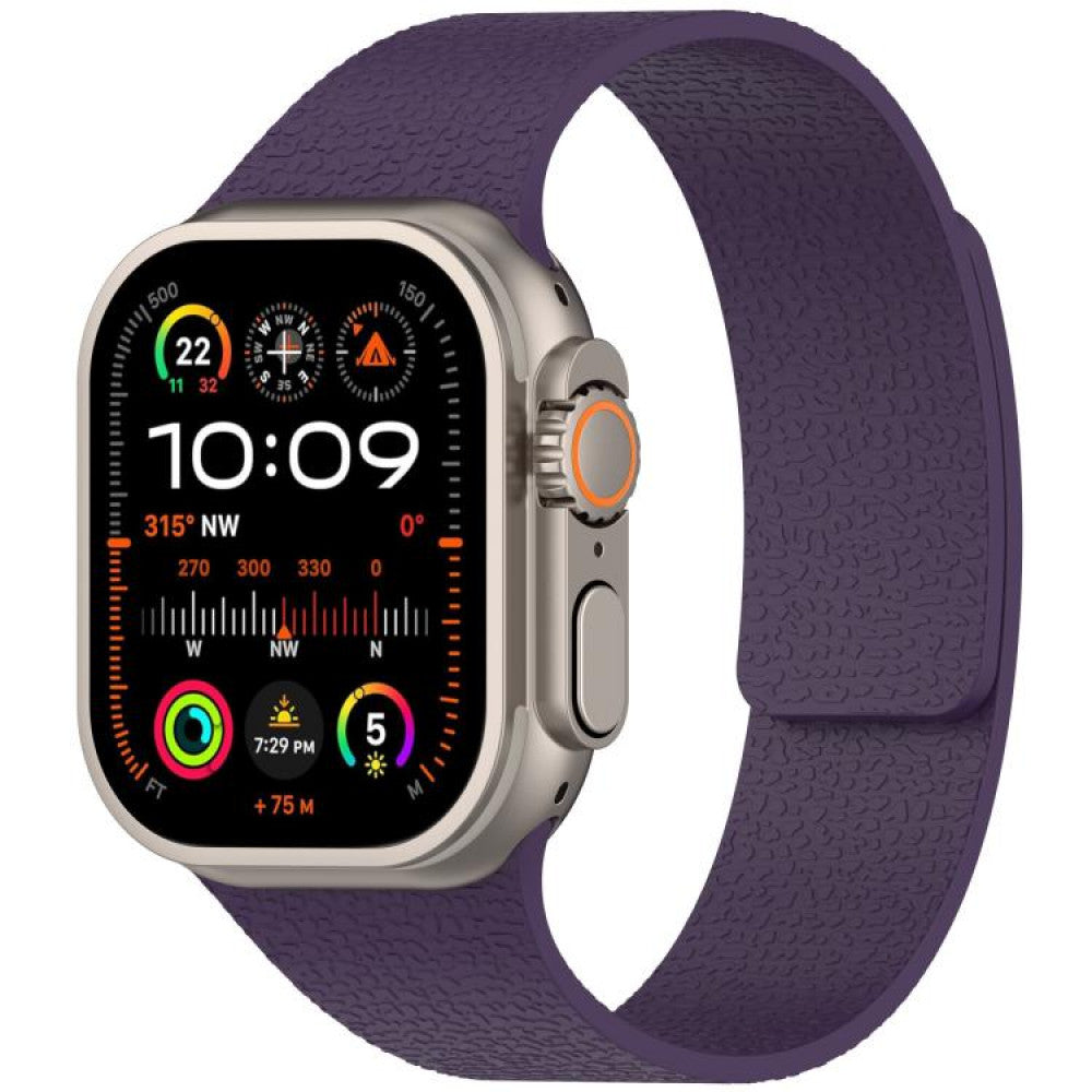 Ремінець Magic Silicon — Apple Watch 42 mm | 44 mm | 45 mm | 49 mm — New Plums