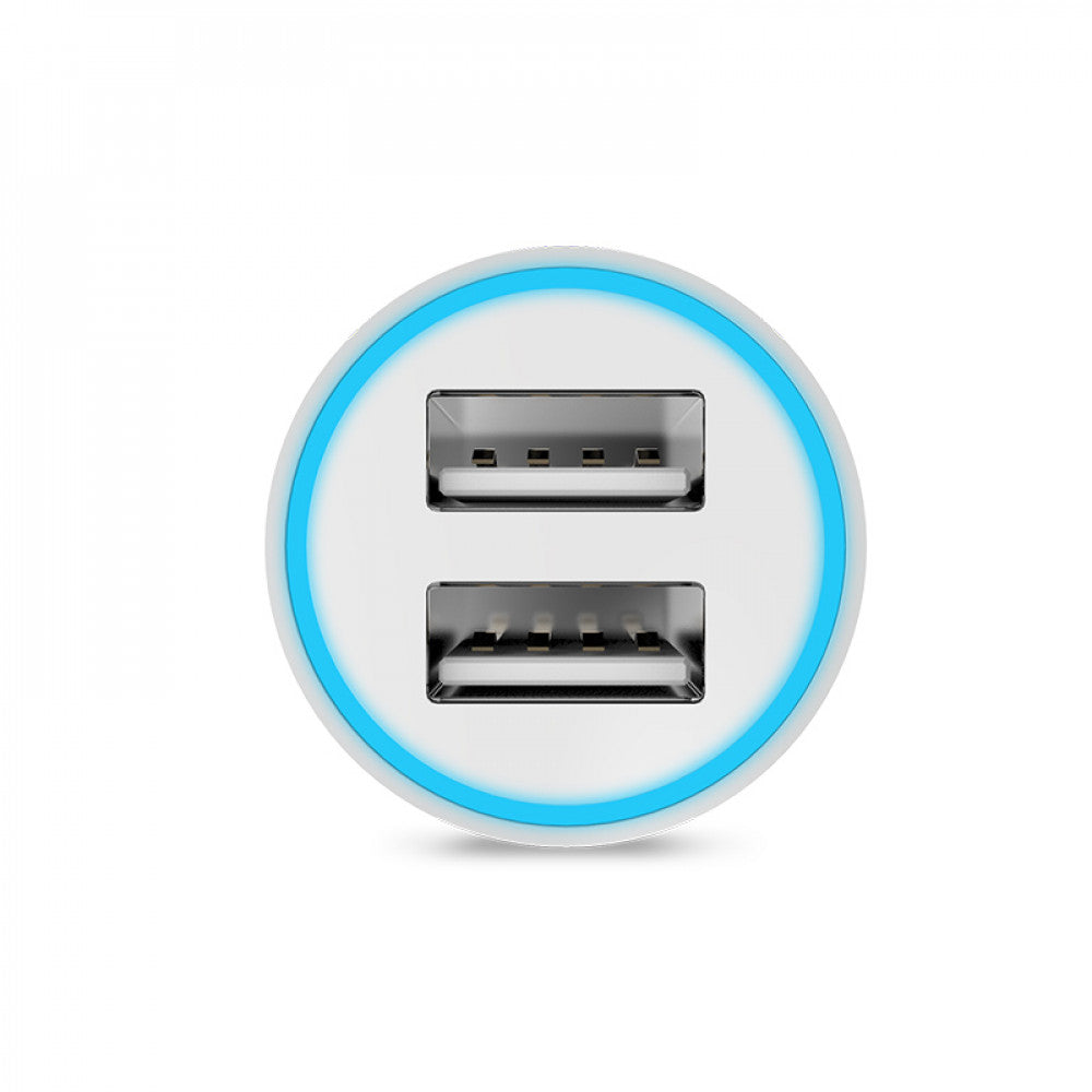 Car Charger 2.4A 2U Hoco UC204 - Black