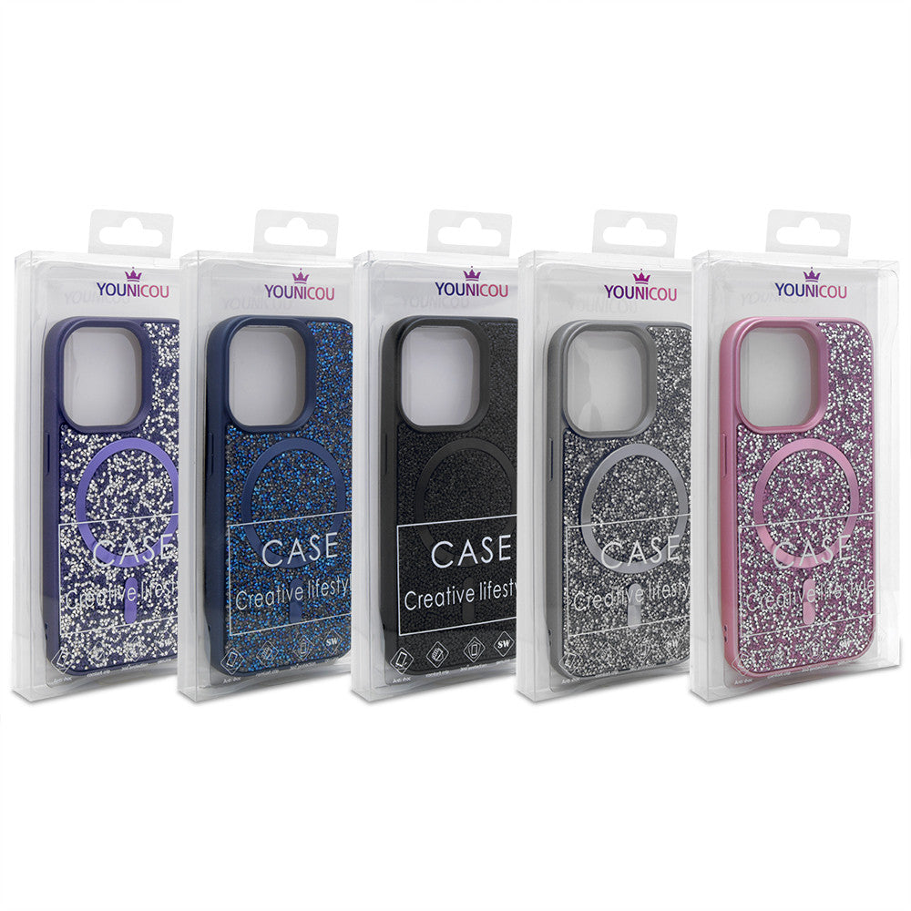 Накладка Чехлы Swarovski Case with MagSafe iPhone 14 Pro Max — Blue