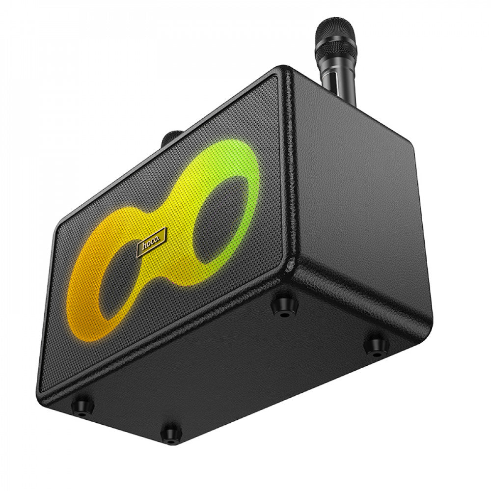 Bluetooth Speaker & 2 Microphones — Hoco HA8 — Black