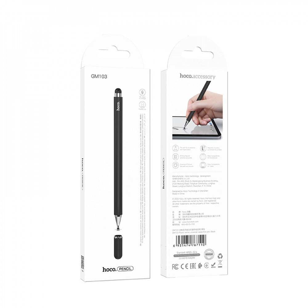 Stylus Pen — Hoco GM103 — Black