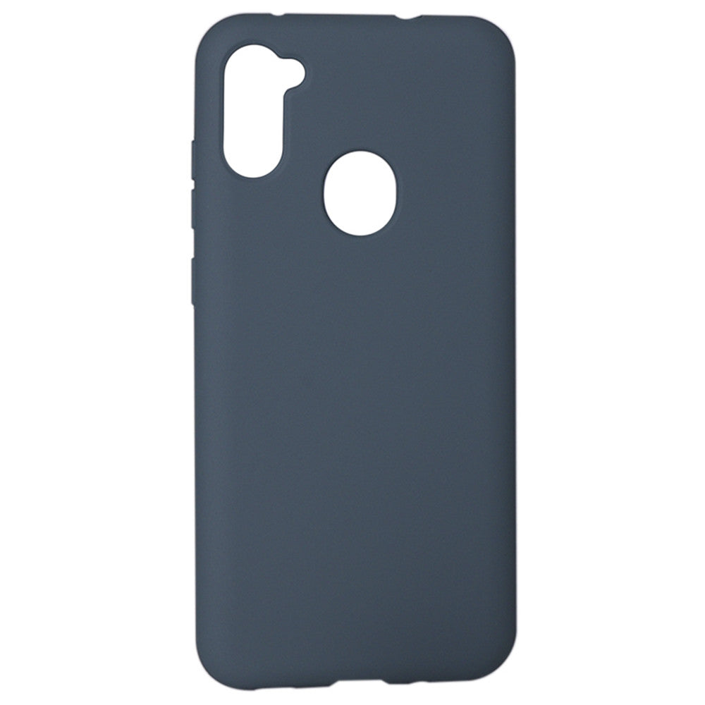 Original Silicone Case Samsung A11 2019 — Gray Green (32)
