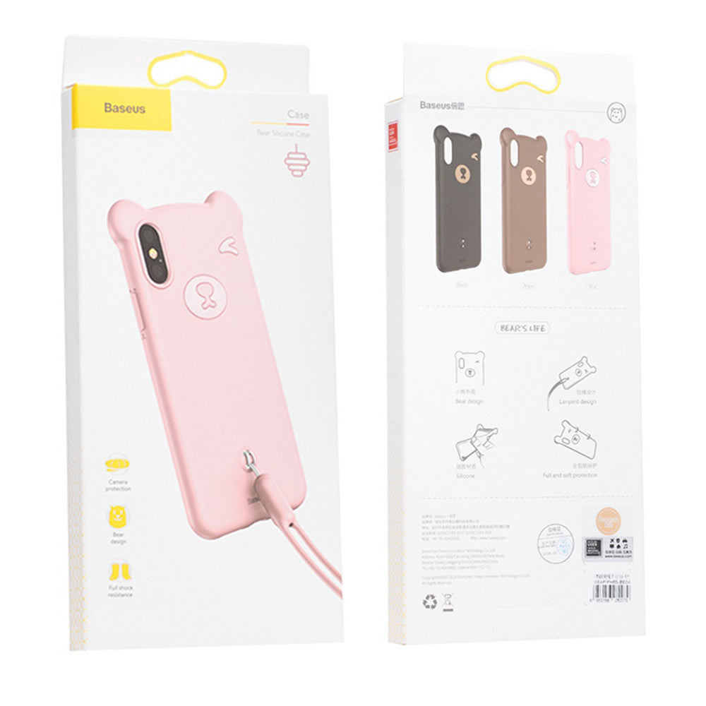 Baseus Bear Silicone Case iPhone X ; XS