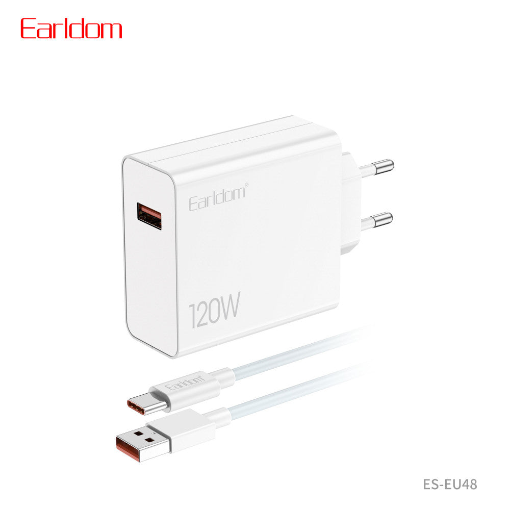 Home Charger | 120W | 1U | USB C Cable (1m) — Earldom ES-EU48