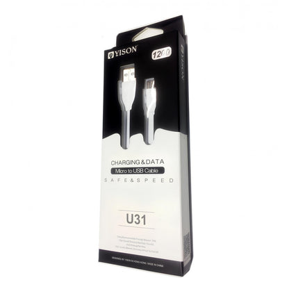 Кабель Micro 2A (1m) Celebrat U31 MultiColor