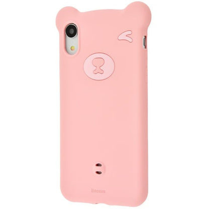 Baseus (WIAPIPH61-BE) Bear Silicone Case For iPhone Xr 