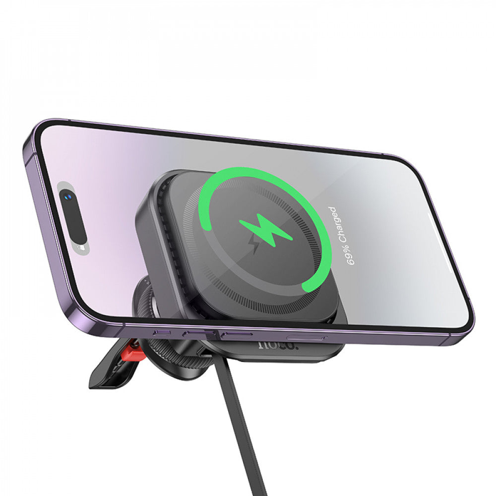 Car Holder - Hoco HW23 Magic magnetic wireless fast charging