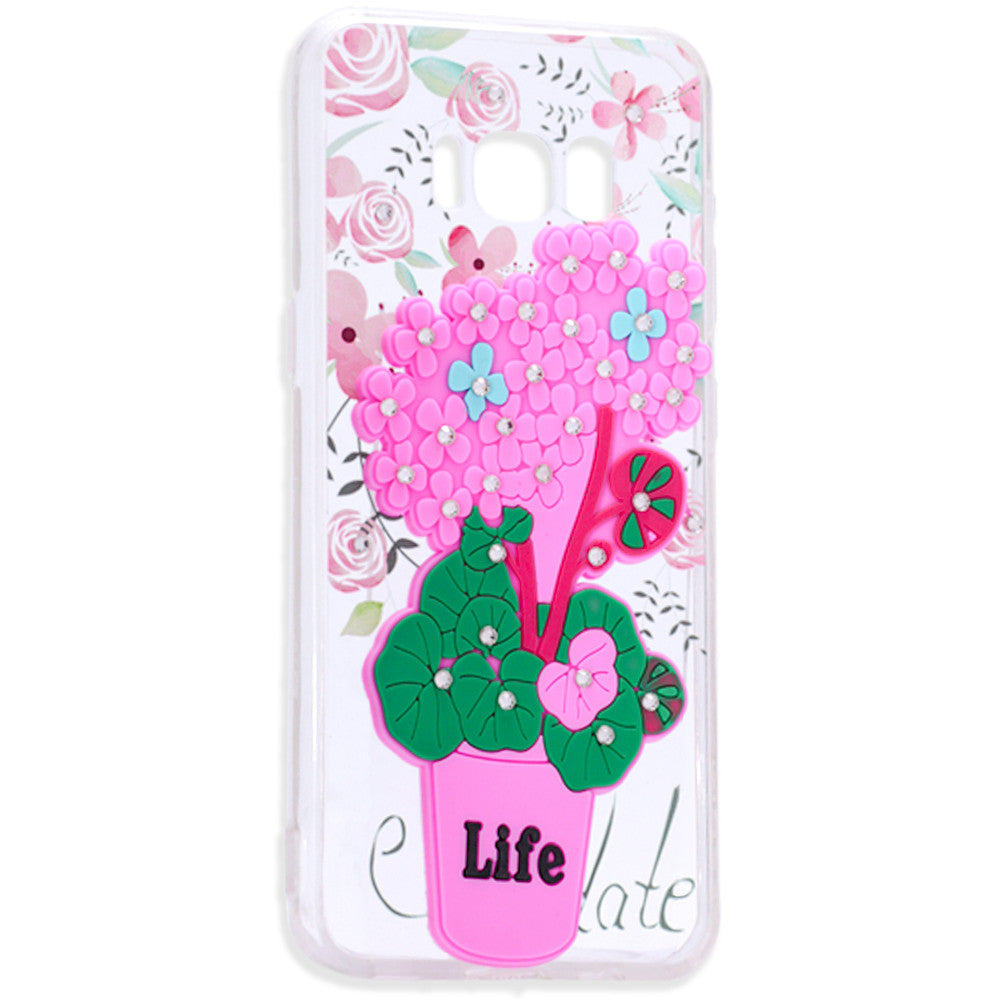 Накладка Чехлы Flowers Diamonds TPU Case Samsung S7 Edge(G935)