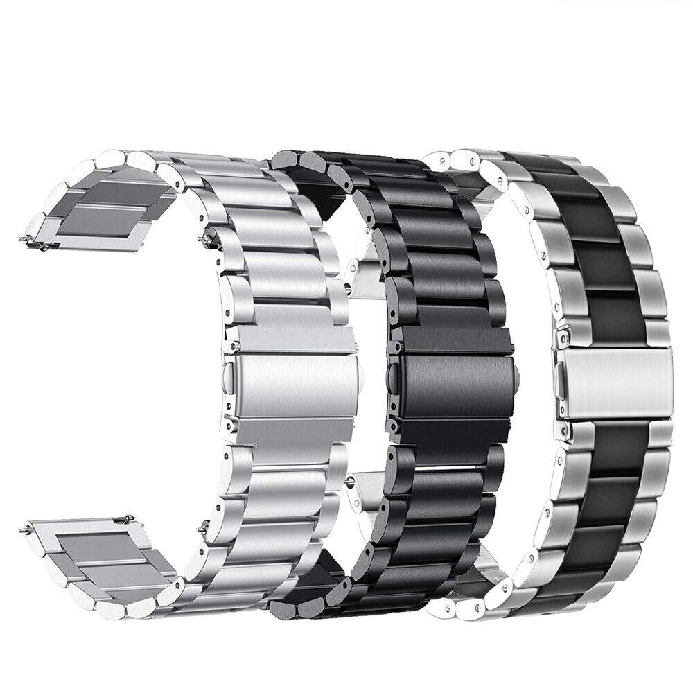 Ремінець Rolex 3 Bead Apple Watch 42 mm 44 mm 45 mm 49 mm Black &amp; Silver