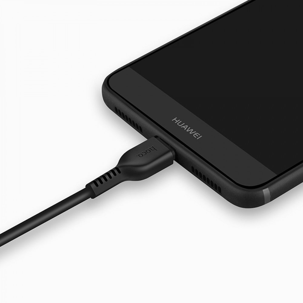 Кабель USB C 2A (1m) Hoco X13 — Black