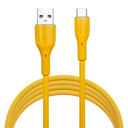 Кабель USB C 3A (2m) Veron SC062 Silicon Yellow