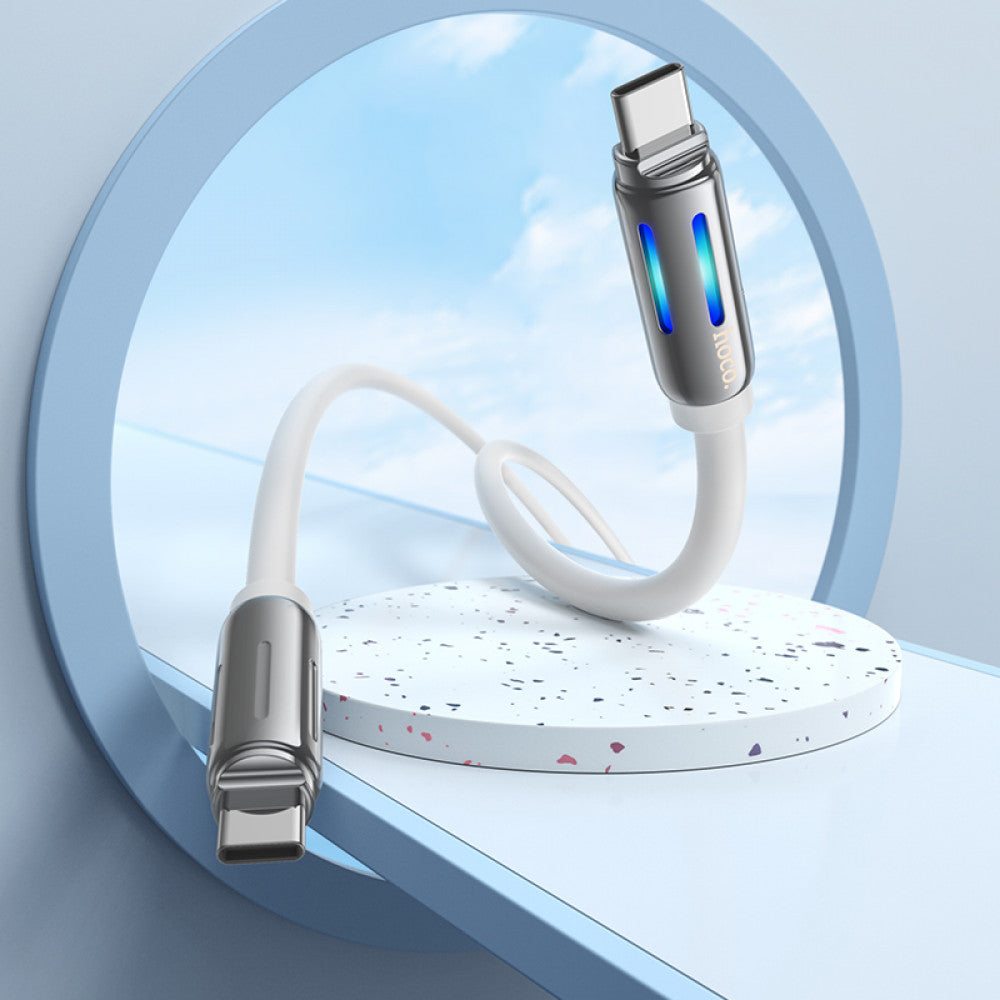 Кабель Silicone Cable C 60W (1m) — Hoco U136 — White
