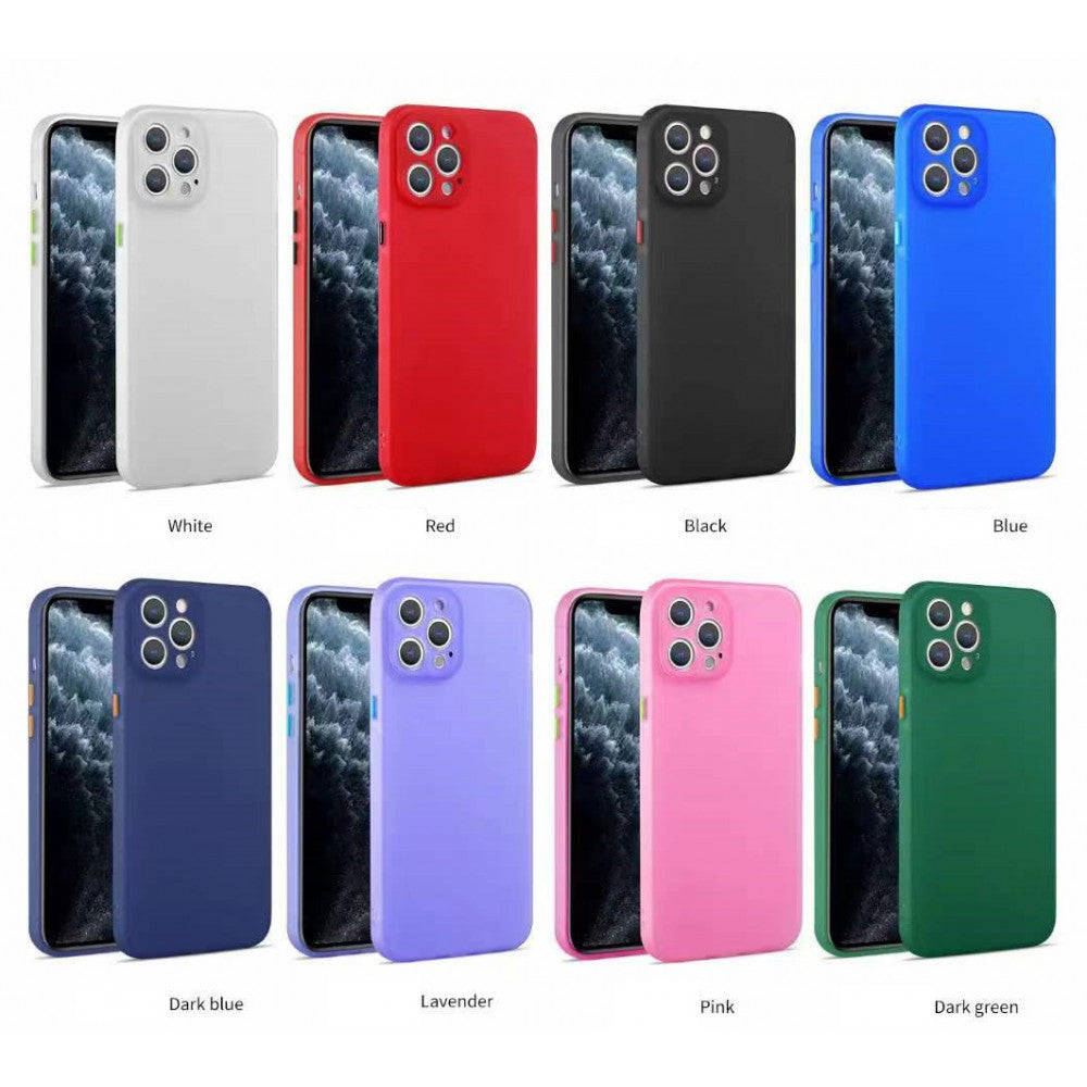 Soft Touch TPU Case iPhone 12 6.1" — Black